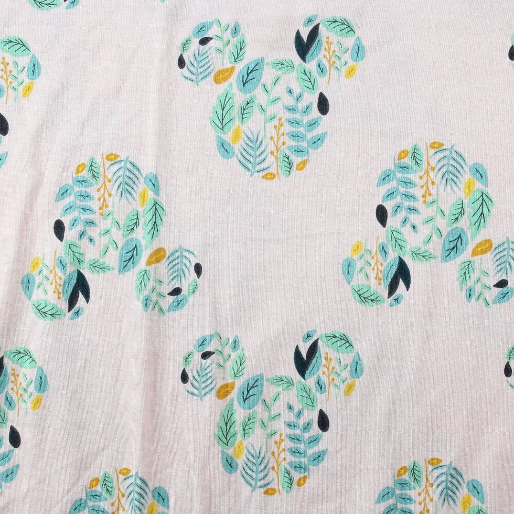 NWT Disney Large Sleepwear Pajama Set Multicolored Floral Mickey Mouse Print - Picture 12 of 16